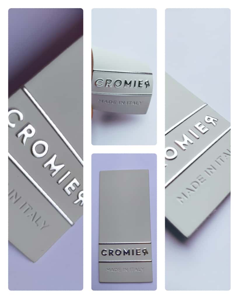 Etichette in Alta Frequenza HF HF MIRROR SILVER ACCOPPIATO ST.1COL CROMIER 82X37MM UP ET0094 001