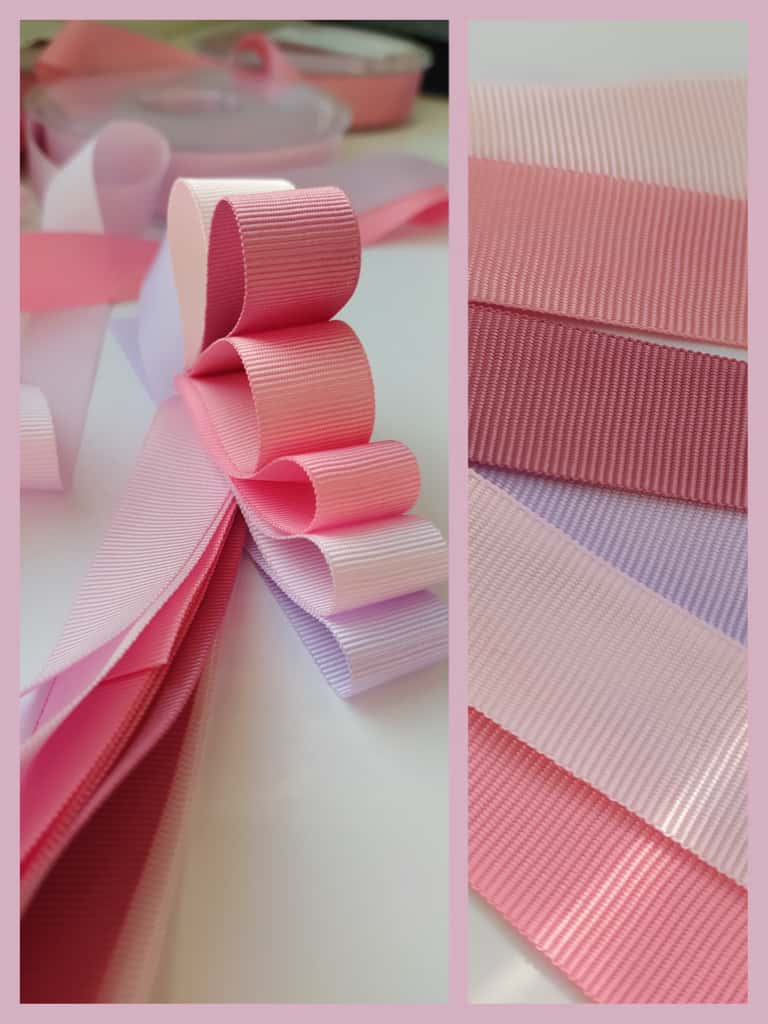 Stock Nastri Rigidi ed Elastici NASTRO GROSS GRAIN ROSA