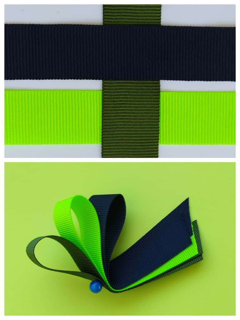 Stock Nastri Rigidi ed Elastici NASTROGROSS GRAIN PALLETTE VERDE BLU